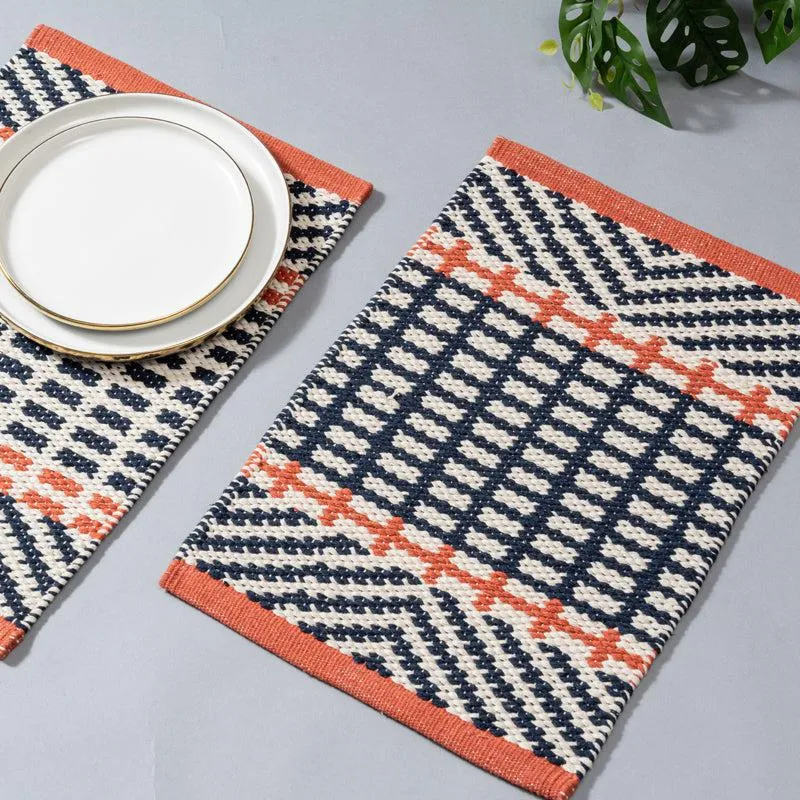 Kebi Handwoven Table Mat - Set Of Two media 1