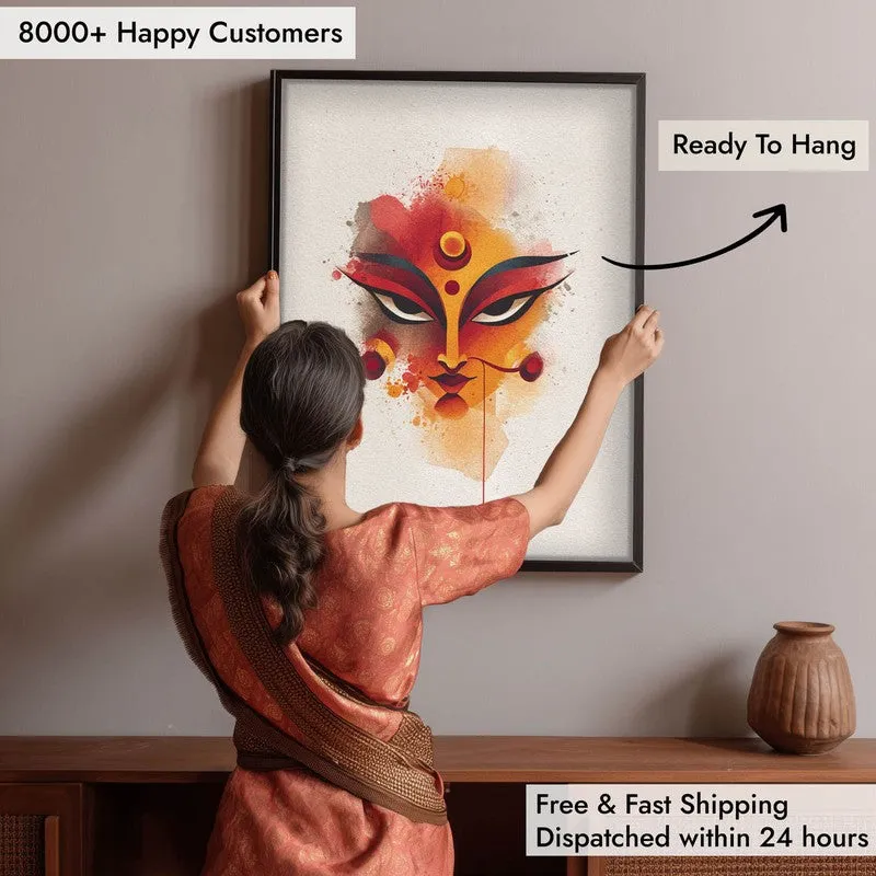 Jagat Swamini Maa Durga Archival Paper Wall Art media 5
