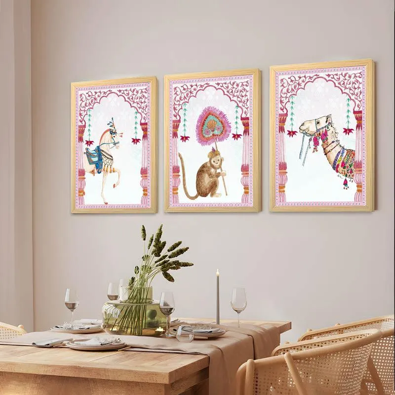 Ethnic Dream  Wall Art - Set Of Three media 1