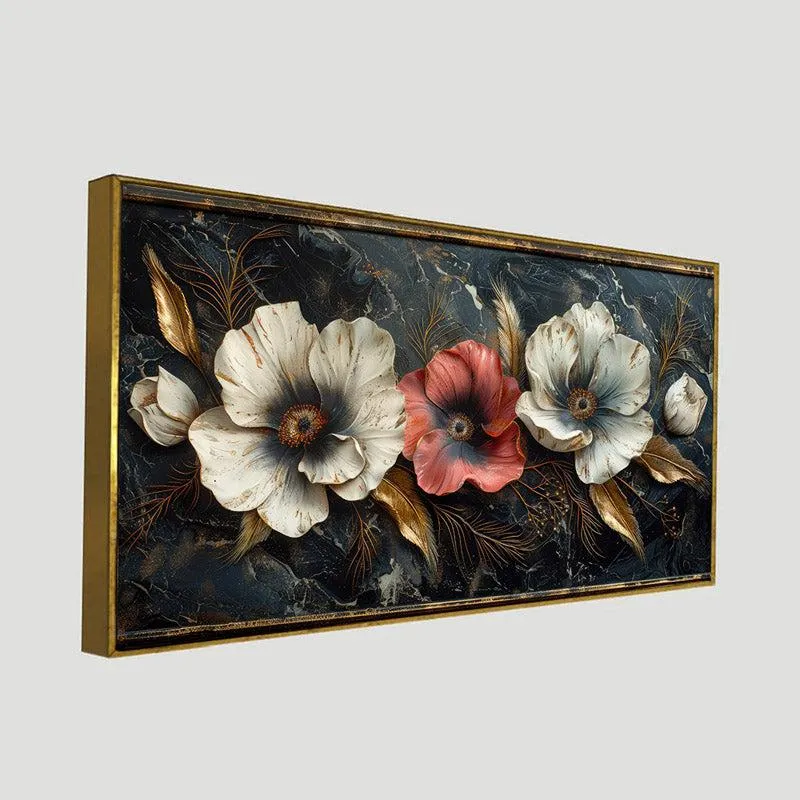 Talitha Floral Wall Painting With Frame media 7