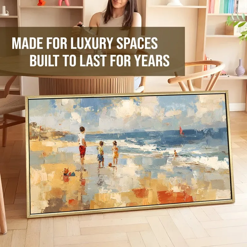 Shoreline Canvas Wall Painting With Frame media 5