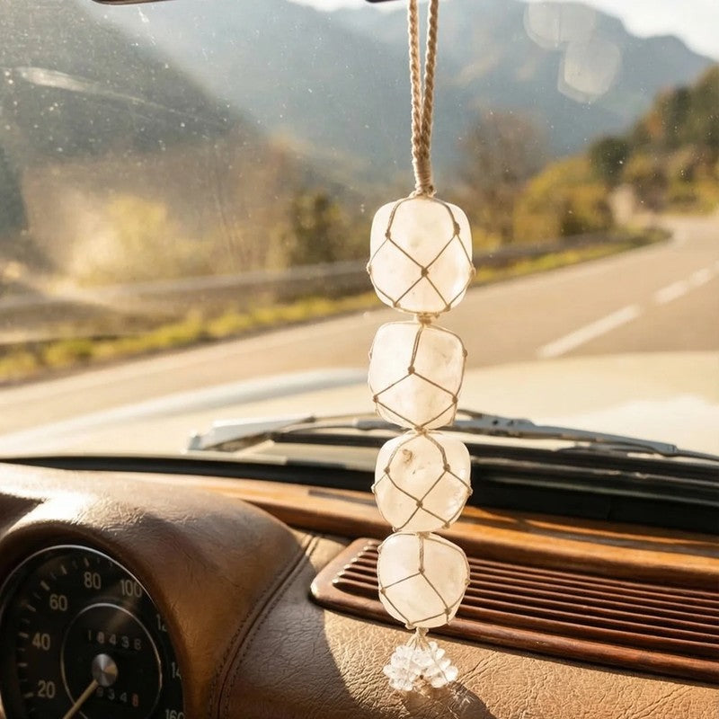 Zen Drive Spiritual Crystal Wall Accent - White media 3