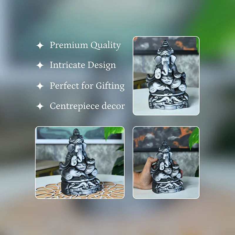Mukti Ganesha Terracotta Idol media 4