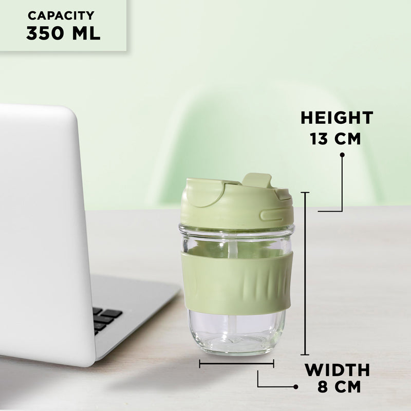 Lazo Glass Sipper - Light Green image 8