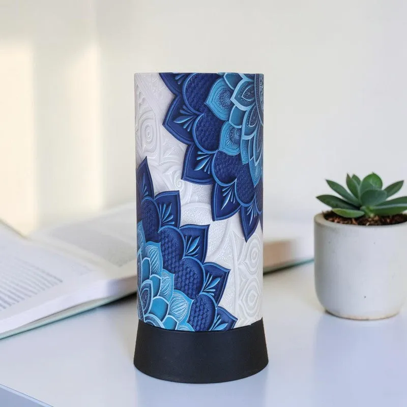 Lotus Mandala Handmade Table Lamp media 3
