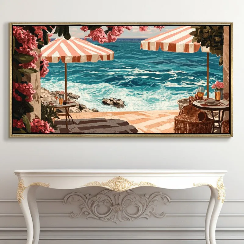 Salted Siesta Canvas Wall Painting With Frame media 5