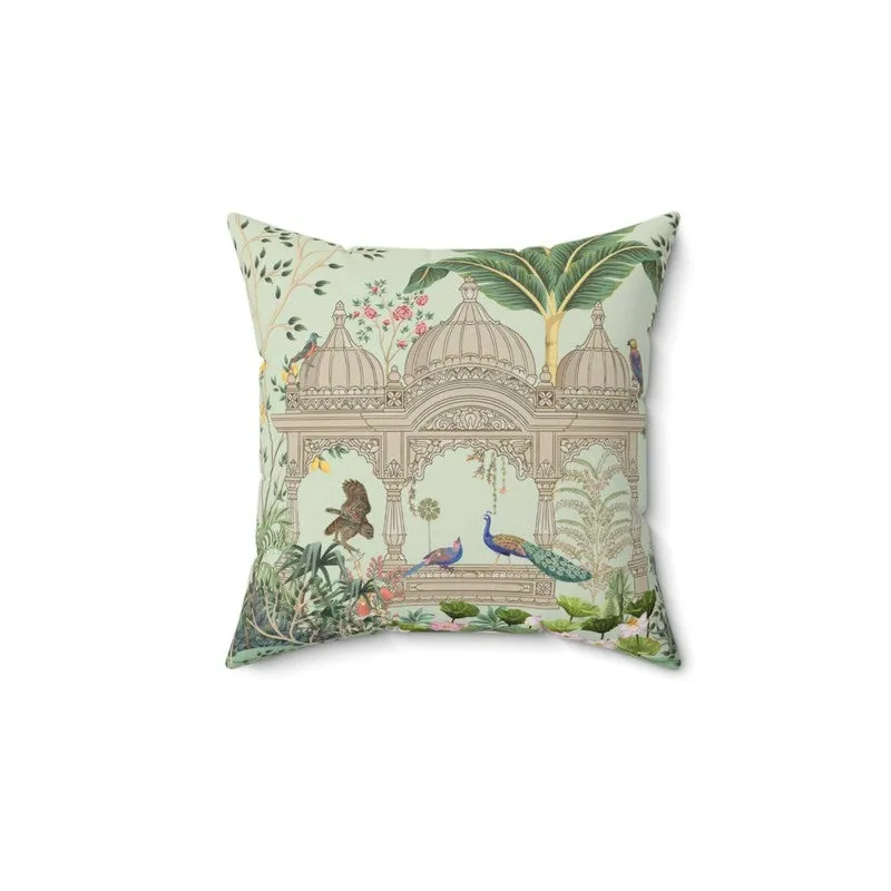 Peacock Durbar Cushion Cover media 3