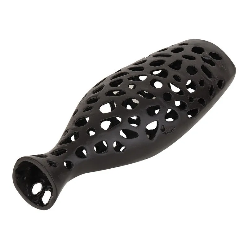 Sophia Floral Vase - Black media 5
