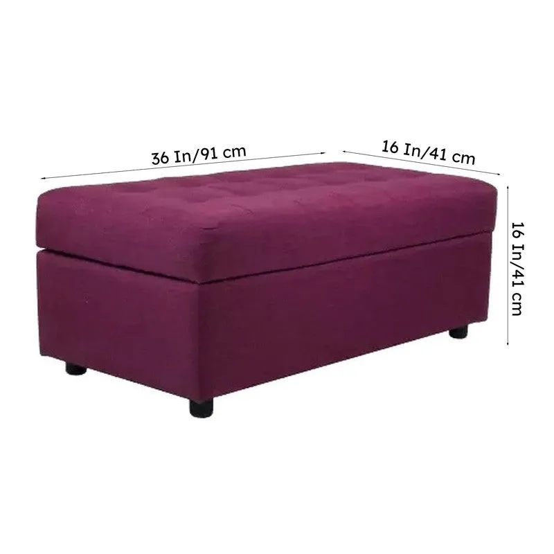 Zaviro Nuvia Ottoman - Purple media 10