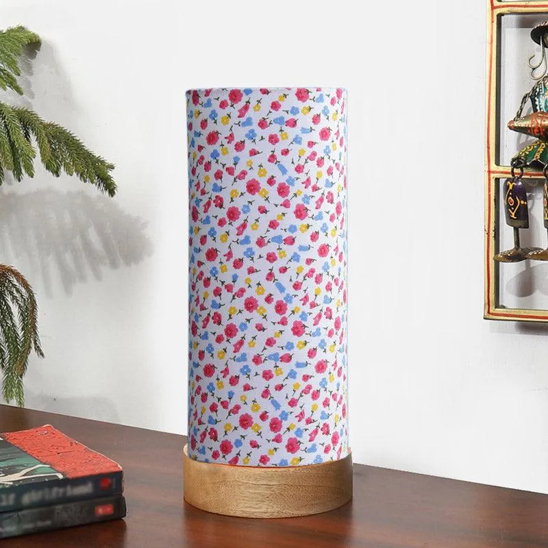 Color Splash Nyra Tower Wooden Table Lamp - Multicolor media 3