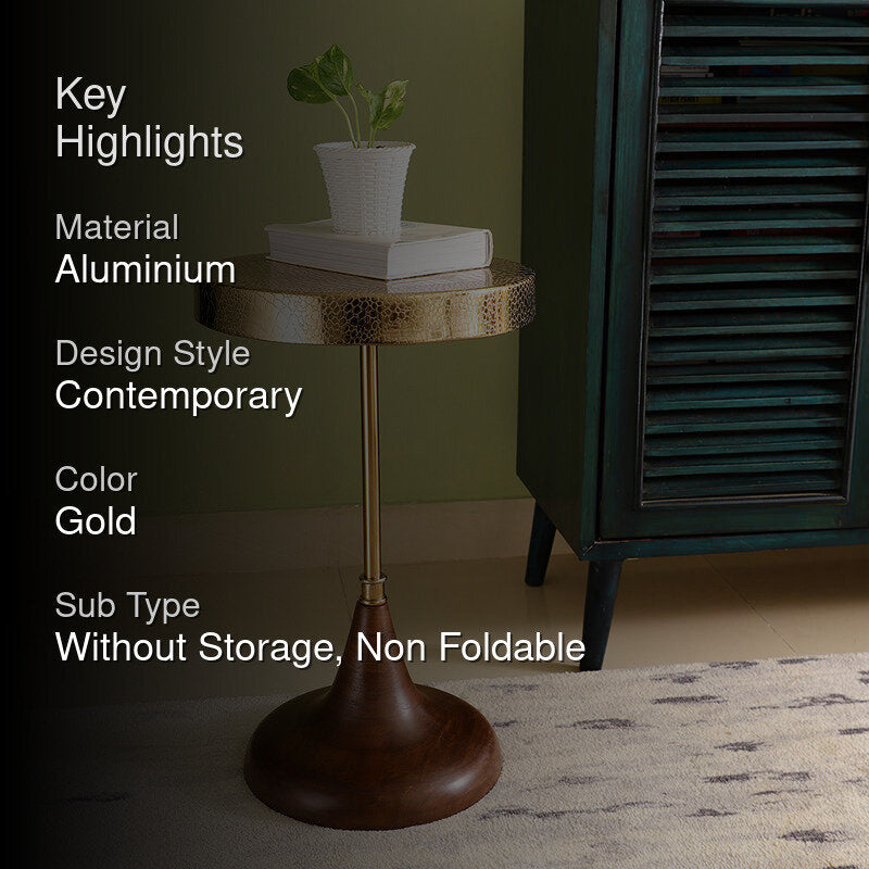 Sinha Side Table - Gold media 2