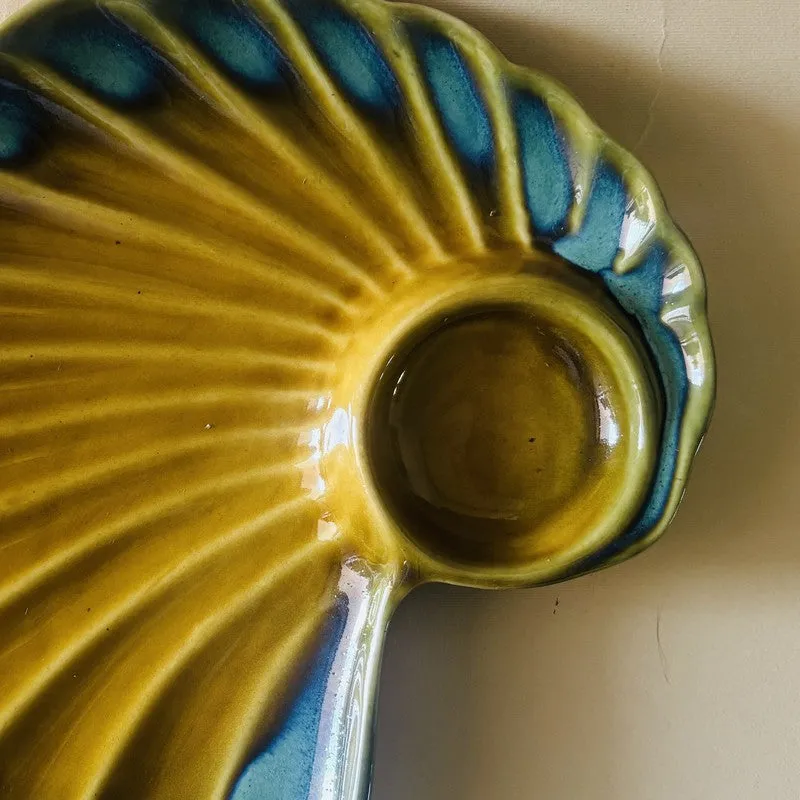 Ceramic Peacock Platter media 6