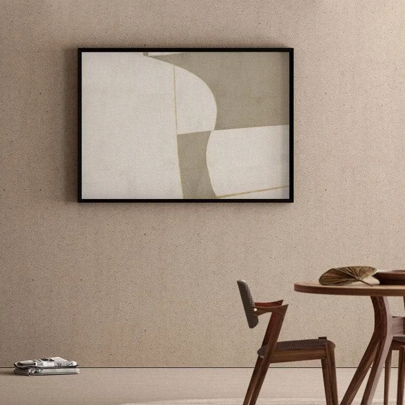 Abstract Cabot Canvas Wall Painting - Black Frame media 1