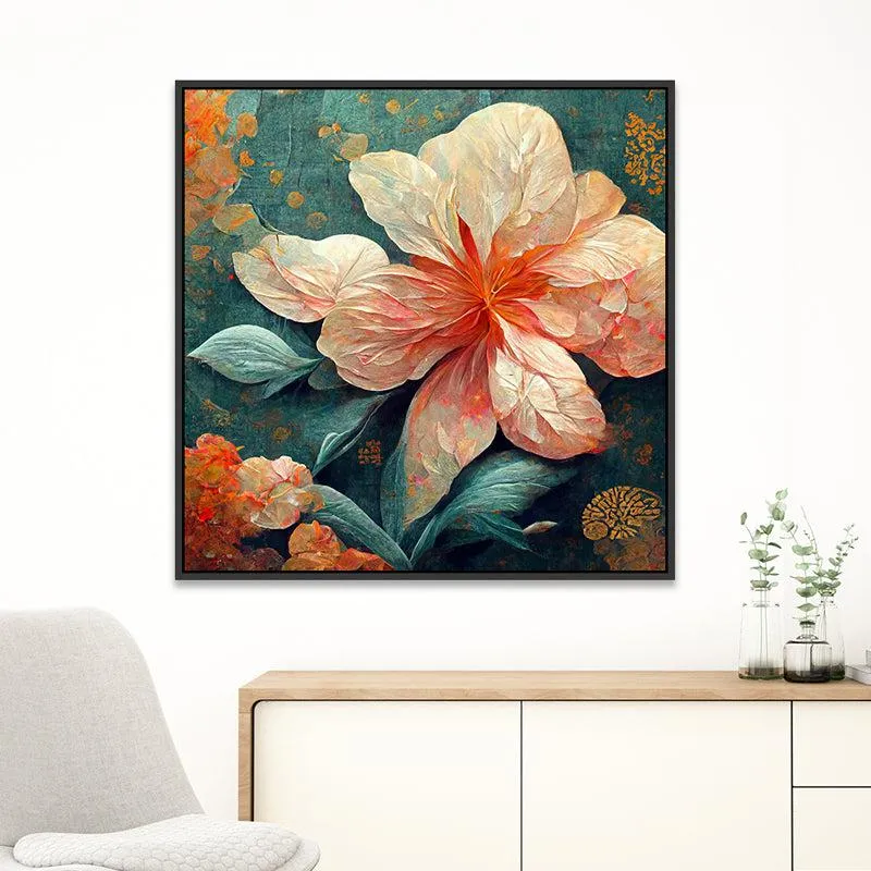 Contemporary Abstract 3d Flower Wall Painting media 1