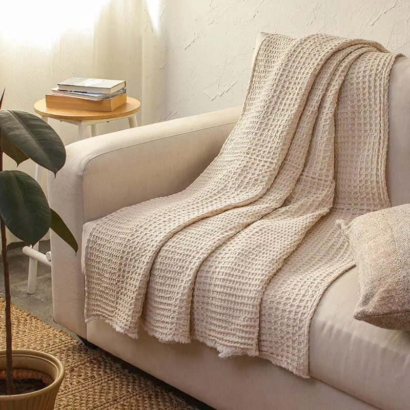 Karakoram Throw - Natural & White media 1