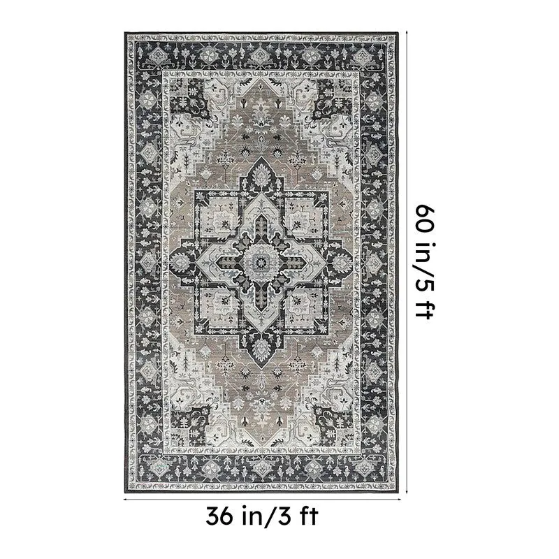 Robyn Velvet Rectangle Anti-Skid Carpet media 8