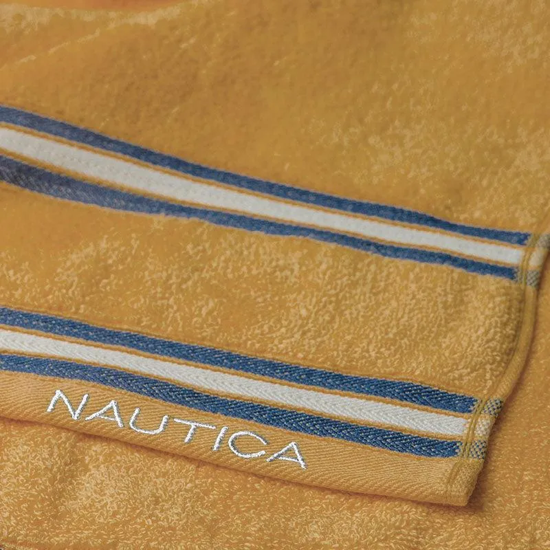 Nautica Dove Dual Down Cotton Hand Towel (Beige) - Set Of Two media 6