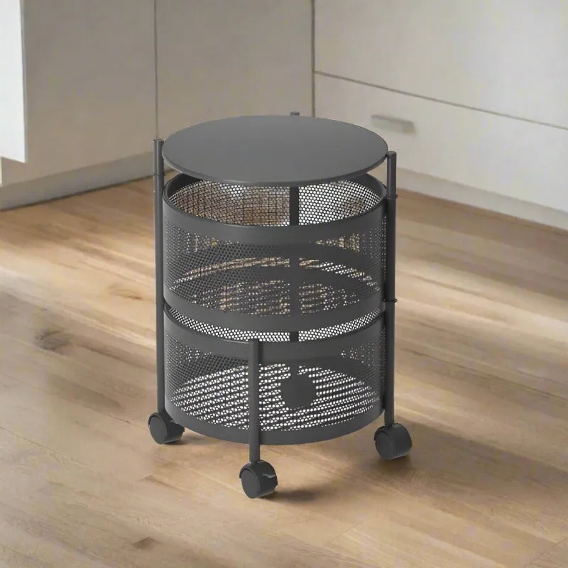 Meso Two Tier Storage Rack With Wheels media 1