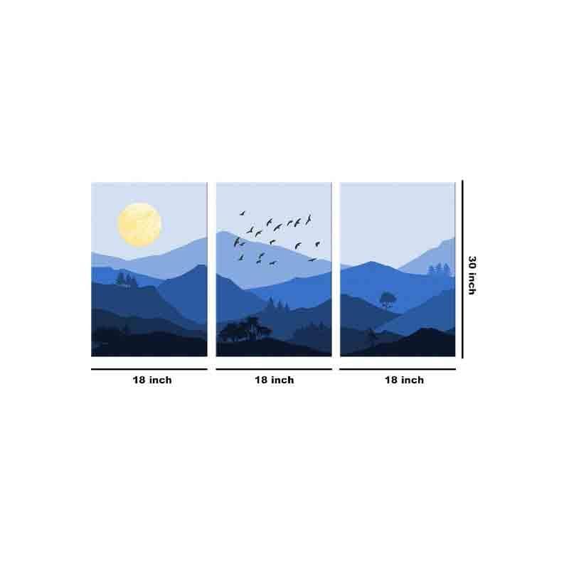 Memories Poly Canvas Wall Art - Three Piece Set media 7