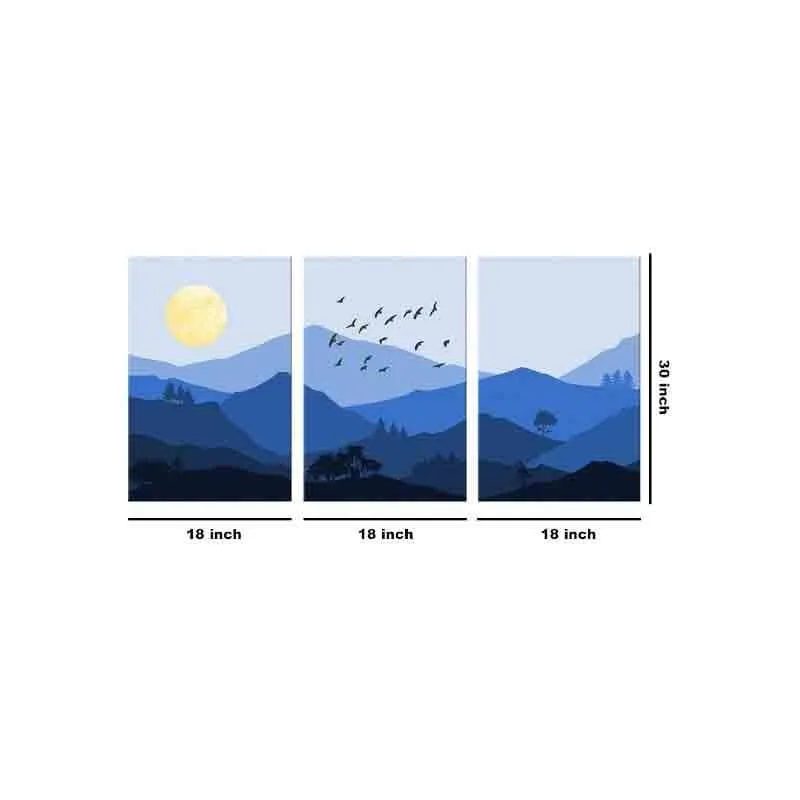 Memories Poly Canvas Wall Art - Three Piece Set media 7