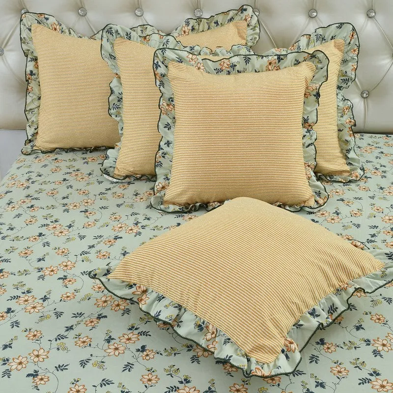 Floral Whirl Bedding Set - Five Piece Set media 4