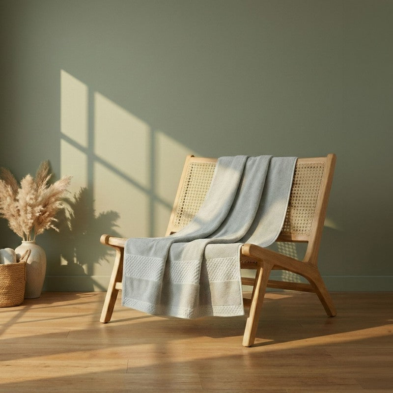 ZenWrap Bamboo Bath Towel - Grey - 75 x 150 cms