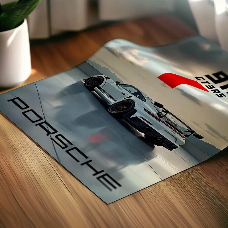 Porsche Performance Wall Poster media 4
