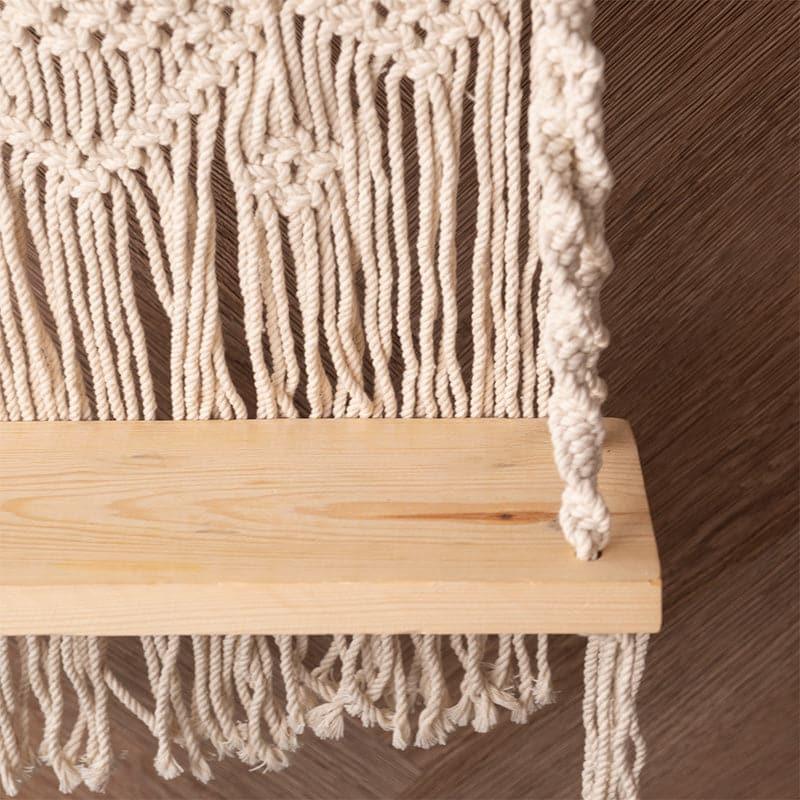 Lirio Macrame Wall Shelf media 5