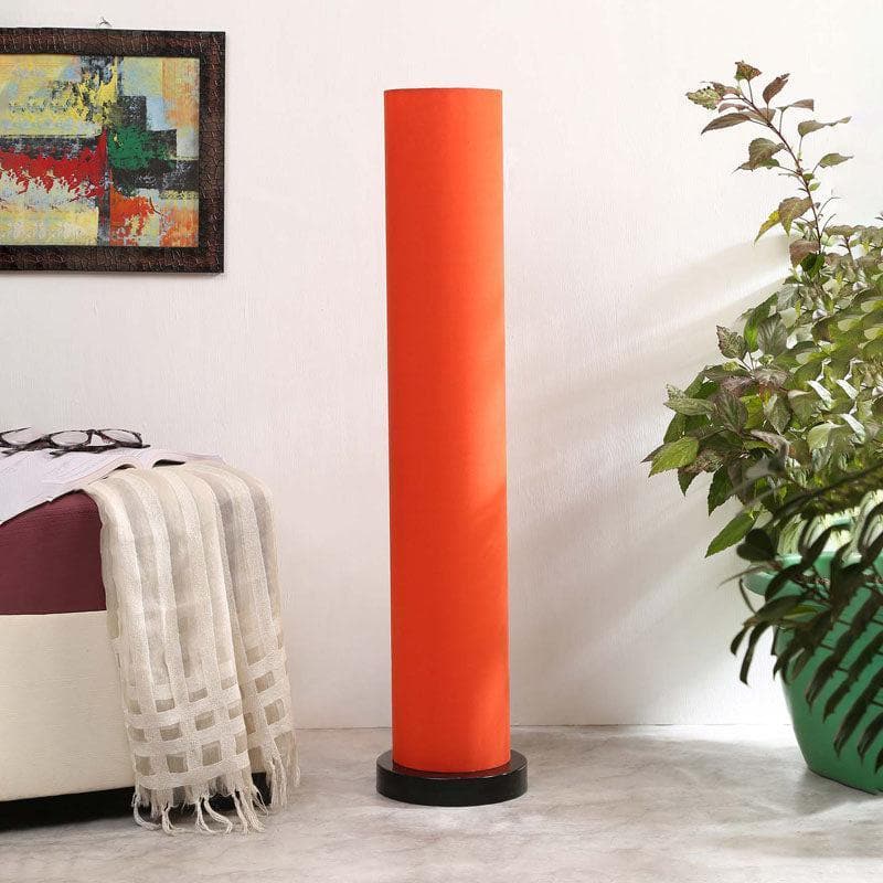 Balloon Fabric Floor Lamp - Orange media 3
