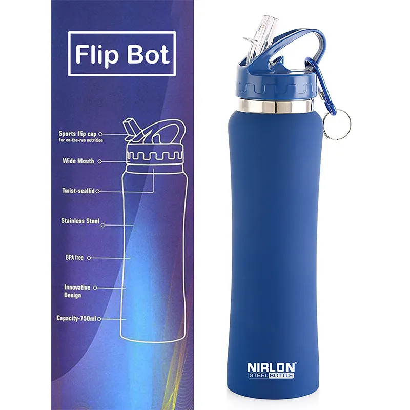 Valento Sipper Water Bottle (Blue) - 750 mL media 4