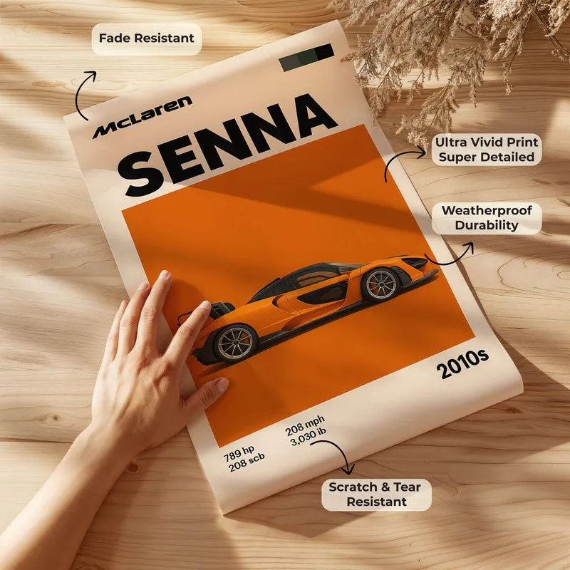 McLaren Senna Wall Poster media 7