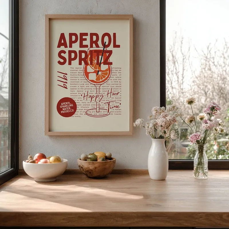 Whisk Words Archival Canvas Wall Art - Brown media 7
