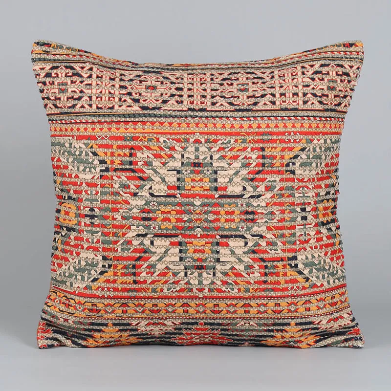India Circus Desi Tints Tufted Cotton Cushion Cover - Set Of Two media 4