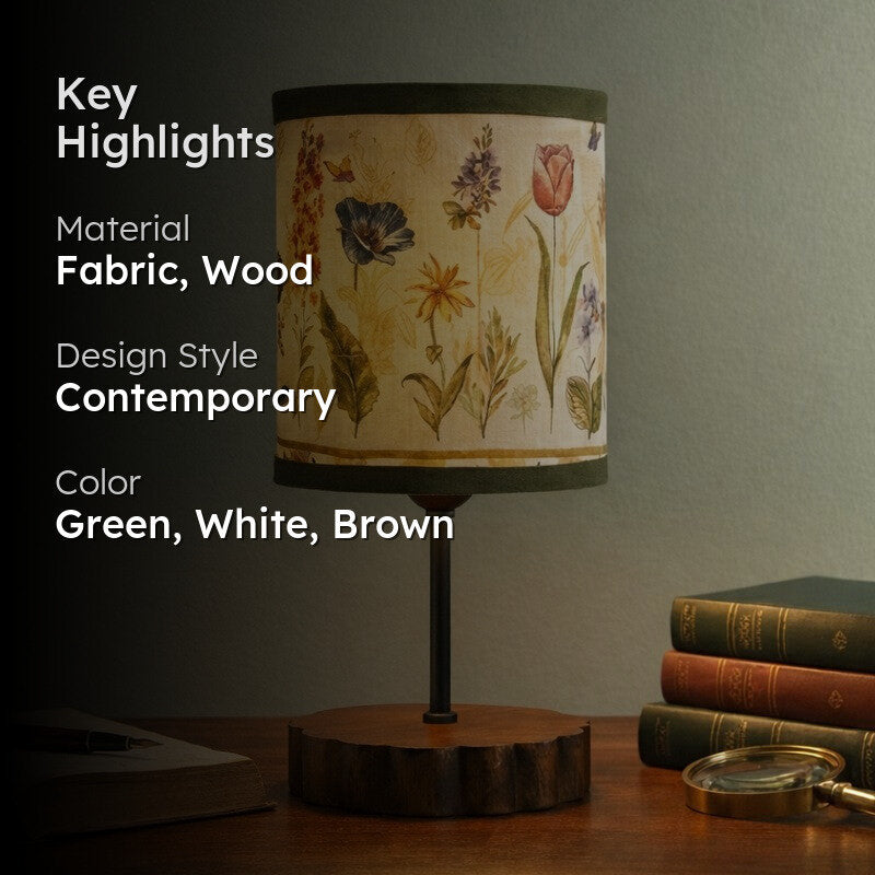 Remington Urban Cotton Table Lamp - Green media 2
