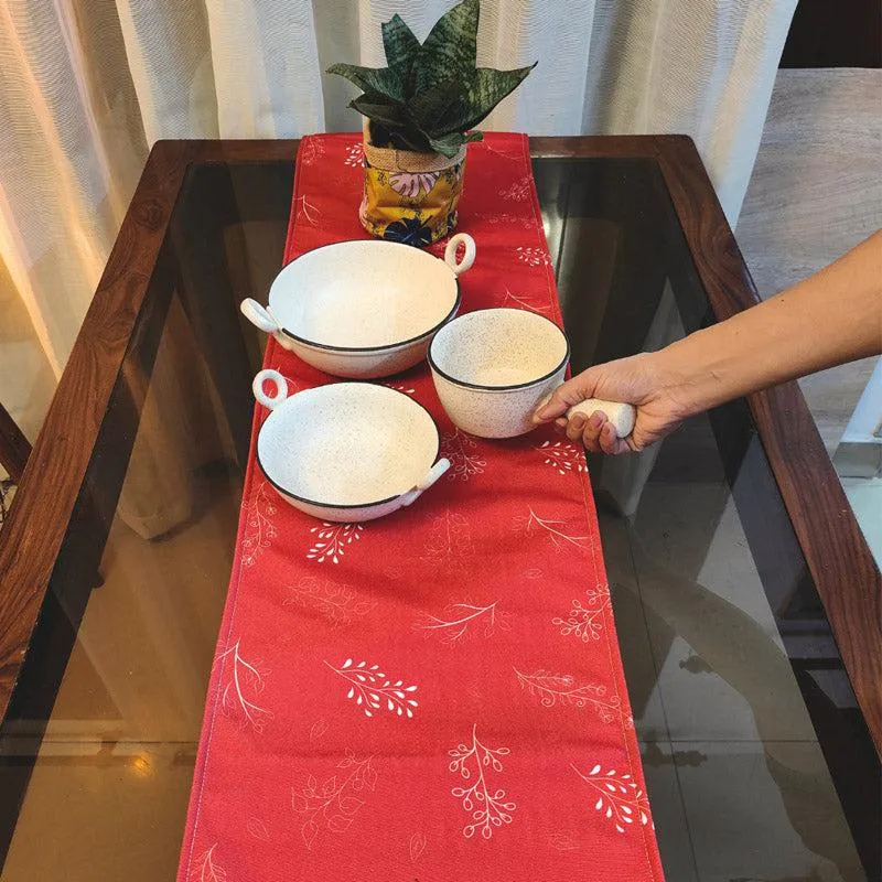 Hridya Poly Canvas Table Runner media 1