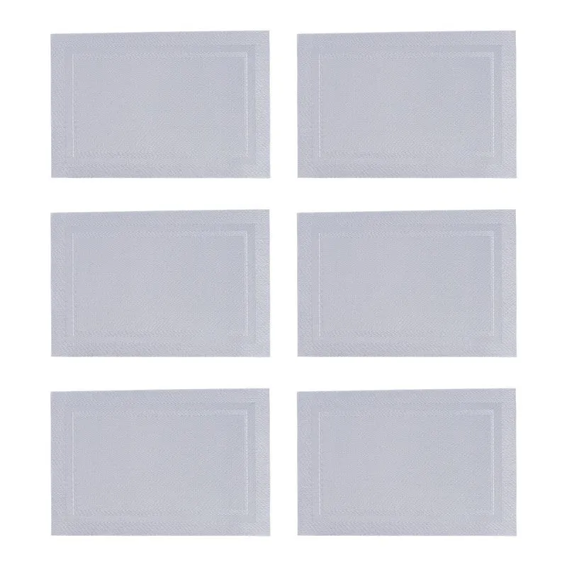 Caden Table Mats (Silver) - Set Of Six media 3