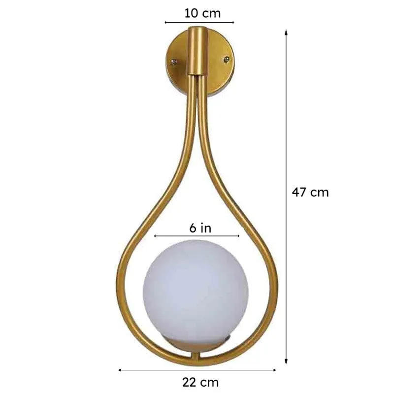 Aura Pendant Glass & Metal Wall Lamp media 6