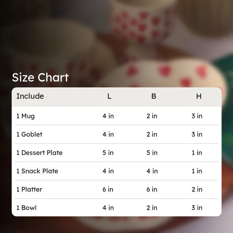 Hearty Mate Dinner Set - 6 Piece Set media 6