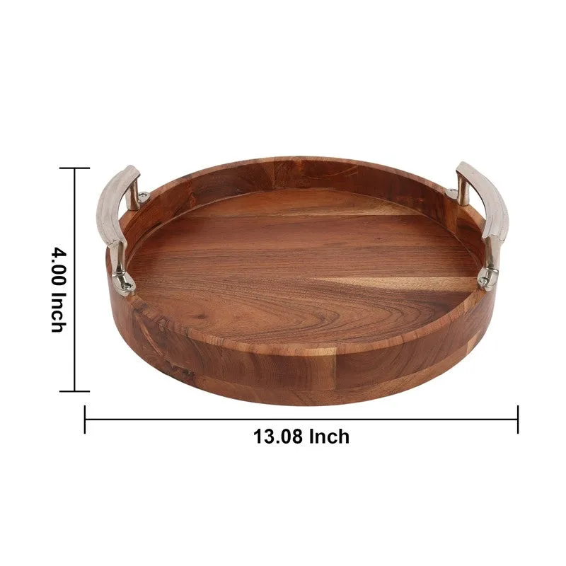 ArtisanTouch Wood Serving Tray - Brown media 8