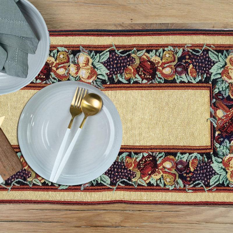 Adia Jacquard Woven Table Runner media 5