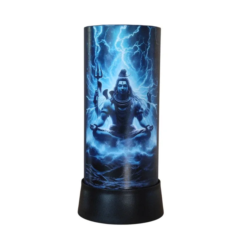 Shiv Dhyaan Handmade Table Lamp media 4