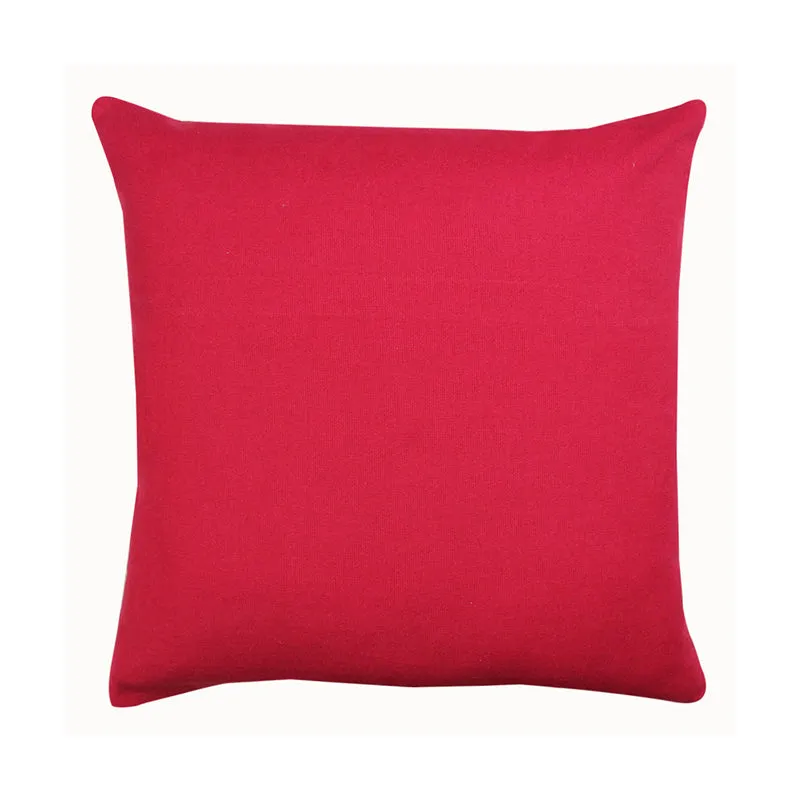 Whisper Weave Cushion Cover (Red) - Set Of Five media 5