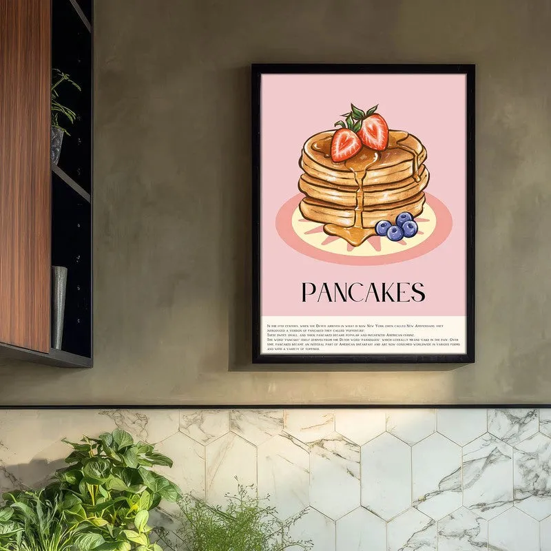 PancakeGlaze Archival Canvas Wall Art - Black media 3
