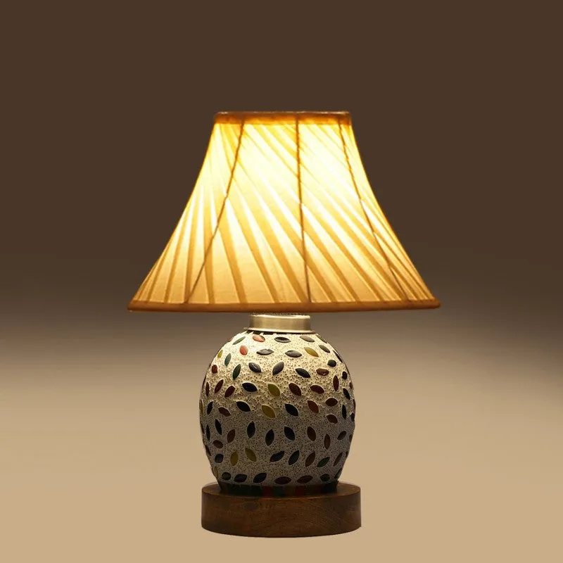 Velora Arc Wooden Table Lamp - Multicolor media 7