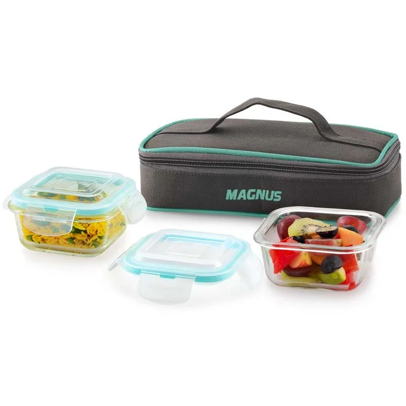 Yelvo Urban Lunch Box with Lunch Bag - Three Piece Set media 3