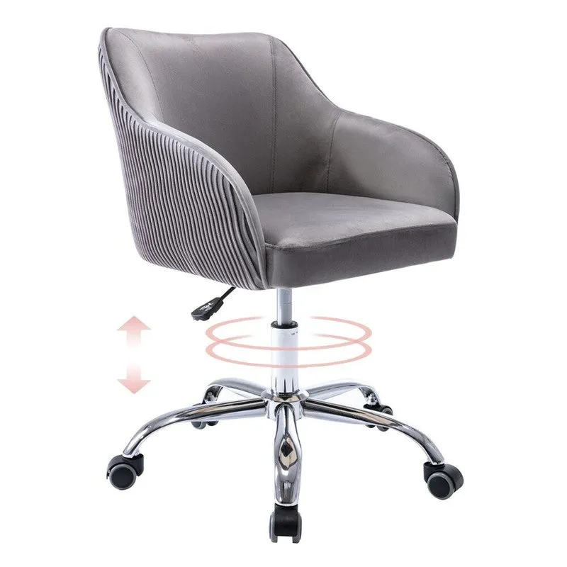 Seatron Metal Office Chair - Grey media 9