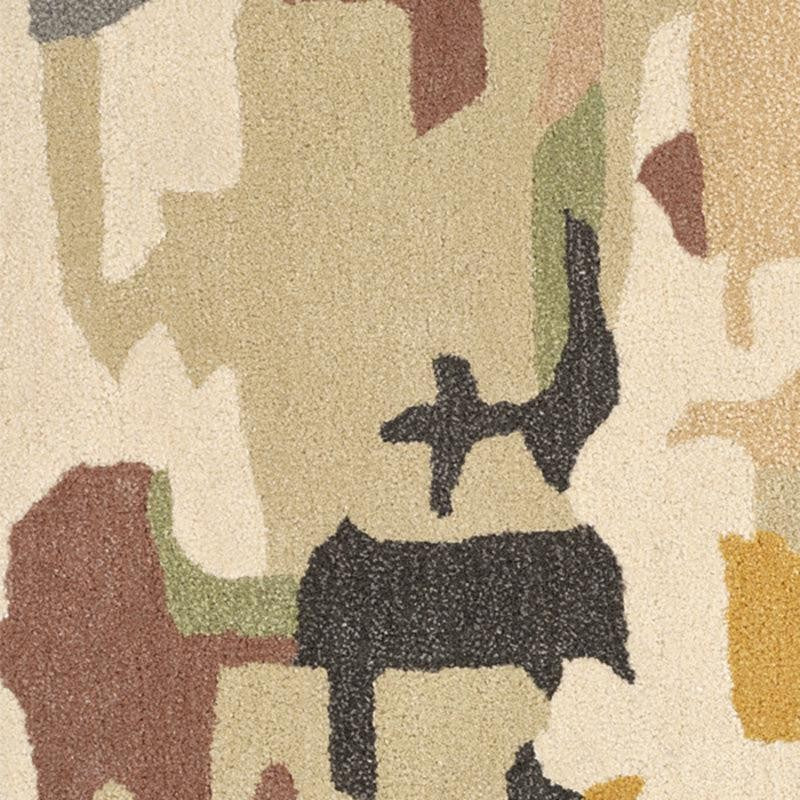 Horus Hand Tufted Abstract Wool & Nylon Carpet - Blue & Green media 4
