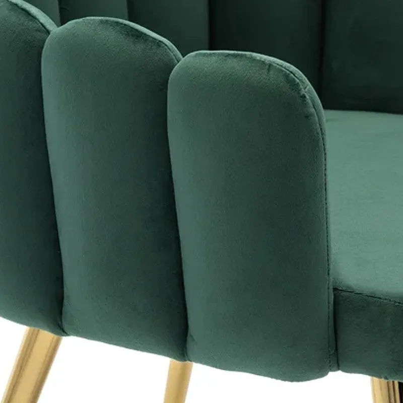 Alverra Metal Accent Chair - Green media 5