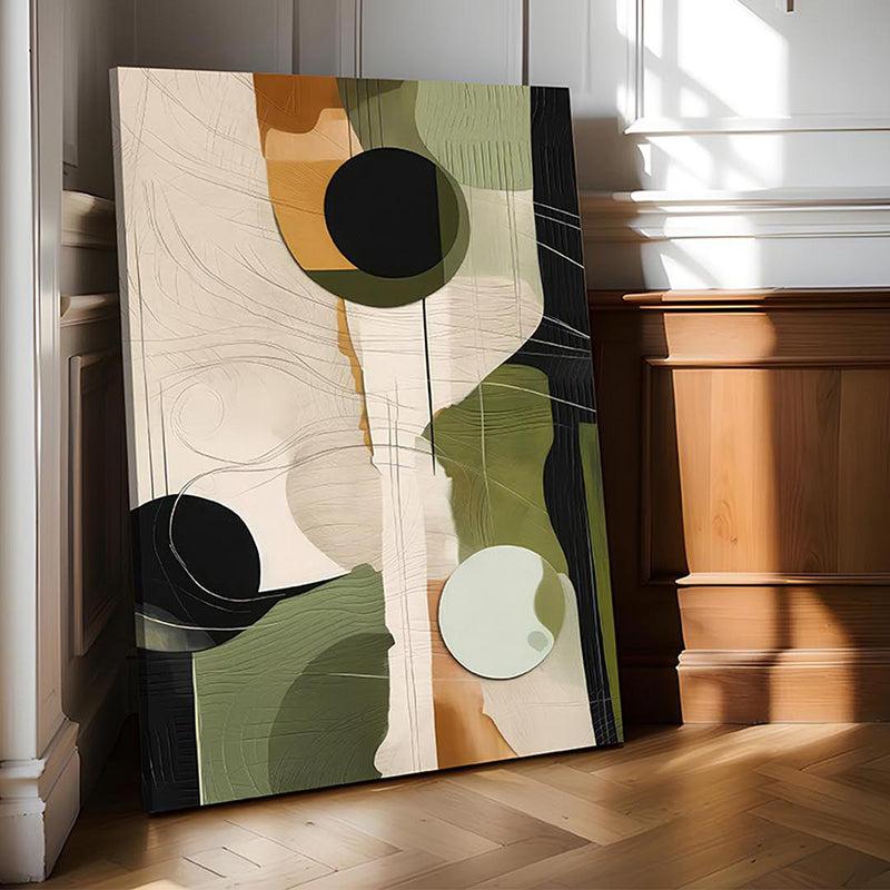Desert Olive Canvas Abstract Wall Art media 3