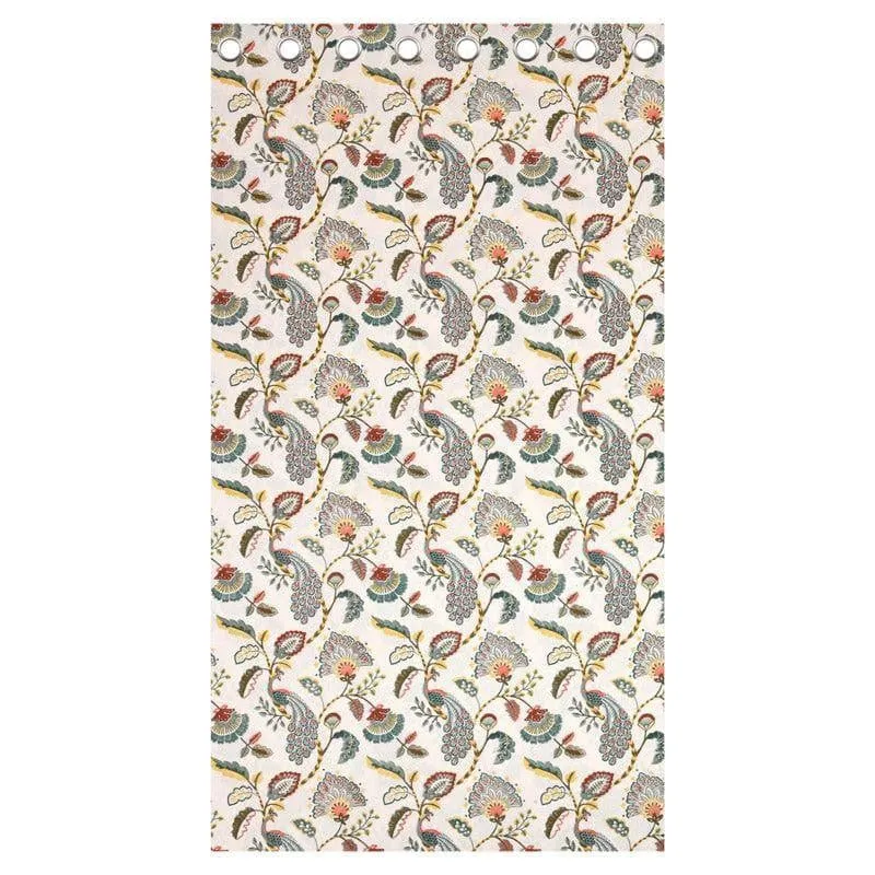 Haruna Curtain (Yellow & Turquoise) - Set Of Two media 6